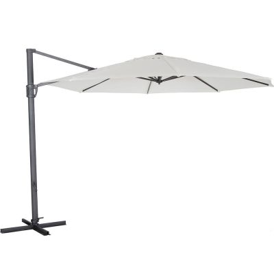 Brafab, Fiesole vapaasti riippuva aurinkovarjo antrasiitti/valkoinen 350 cm | Alk. 540,00 €