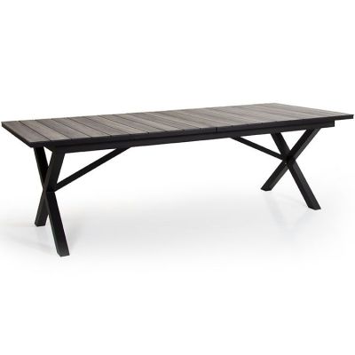 Brafab, Hillmond jatkettava pöytä 100x238-297 cm musta/nature | Alk. 2 292,00 €