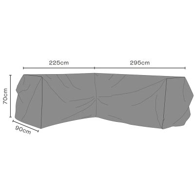 Brafab, Huonekalujen suojus Kulmasohva 225/295x70 cm Premium | Alk. 161,00 €