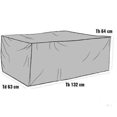Brafab, Kalusteen suojapeite pehmustelaatikko 64 x 134 cm vaaleanharmaa Brafab | Alk. 35,15 €