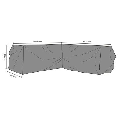Brafab, Kalustesuoja Kulmasohva 260/260x70x90 cm waterproof | Alk. 104,00 €