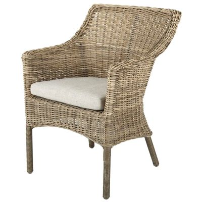 Brafab, Lenora käsinojallinen tuoli polyrottinkia sis. istuintyynyn Brafab | Alk. 425,00 €