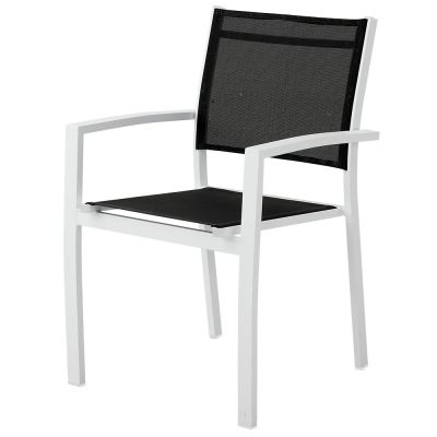 Brafab, Rana käsinojallinen tuoli valkoinen/musta | Alk. 108,01 €