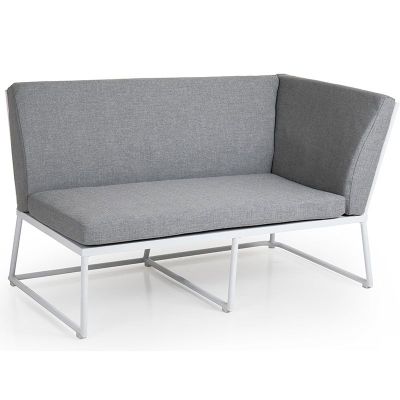 Brafab, Vence 2 istuttava päätöspuoli vasen valkoinen/harmaa | Alk. 644,00 €