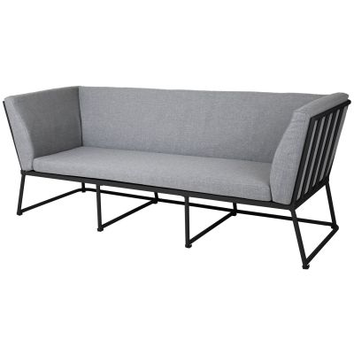 Brafab, Vence 3-paikkainen sohva musta/harmaa | Alk. 915,00 €