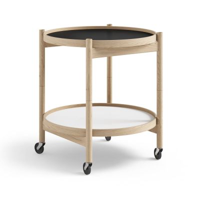Brdr. Krüger Bølling Tray Table model 50 -rullapöytä Base, käsittelemätön tammirunko | Alk. 741,00 €