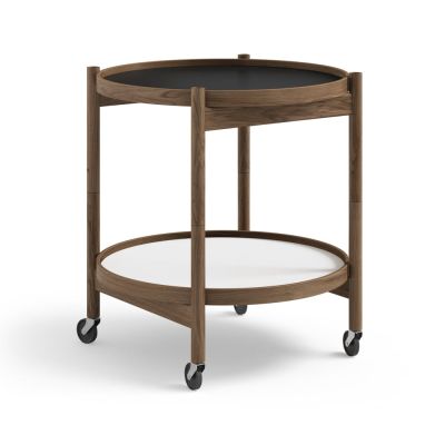 Brdr. Krüger Bølling Tray Table model 50 -rullapöytä Base, savuöljytty tammirunko | Alk. 1 049,40 €