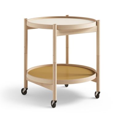 Brdr. Krüger Bølling Tray Table model 50 -rullapöytä Sunny, öljytty pyökkirunko | Alk. 815,40 €
