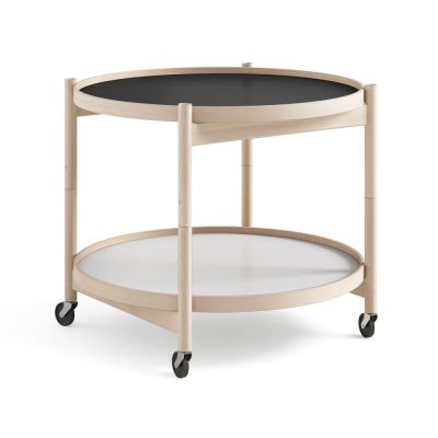 Brdr. Krüger Bølling Tray Table model 60 rullapöytä Base, käsittelemätön pyökkirunko | Alk. 848,70 €