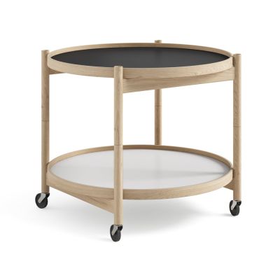 Brdr. Krüger Bølling Tray Table model 60 rullapöytä Base, käsittelemätön tammirunko | Alk. 1 004,40 €