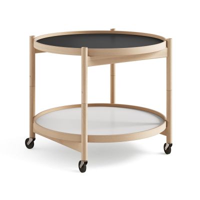 Brdr. Krüger Bølling Tray Table model 60 rullapöytä Base, öljytty pyökkirunko | Alk. 960,30 €