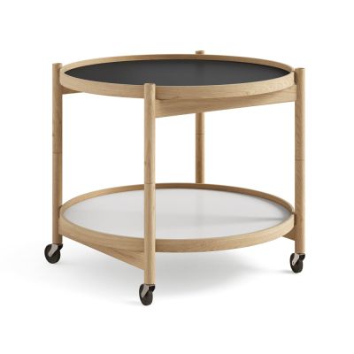 Brdr. Krüger Bølling Tray Table model 60 rullapöytä Base, öljytty tammirunko | Alk. 1 116,00 €
