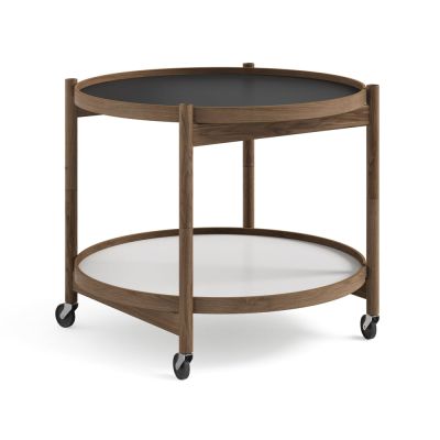 Brdr. Krüger Bølling Tray Table model 60 rullapöytä Base, savuöljytty tammirunko | Alk. 1 295,10 €