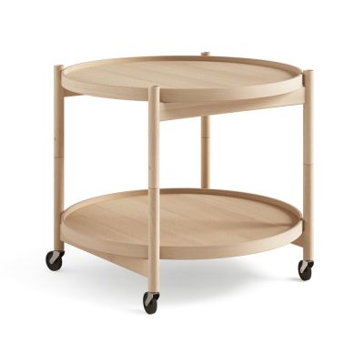 Brdr. Krüger Bølling Tray Table model 60 rullapöytä Pyökki öljytty, öljytty pyökkirunko | Alk. 1 104,90 €
