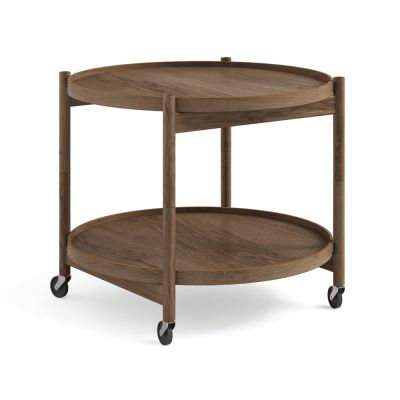 Brdr. Krüger Bølling Tray Table model 60 rullapöytä Savutammi, savuöljytty tammirunko | Alk. 1 429,20 €