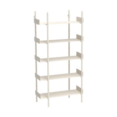 Broste Copenhagen Nobuko kirjahylly 5 hyllytasoa White