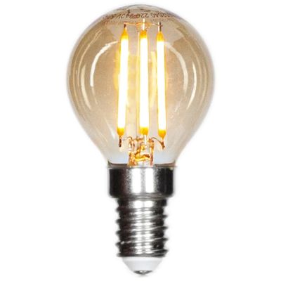 by Rydéns, Filament valonlähde LED himmennettävä maapallo E14 4W Ø45mm Amber | Alk. 22,00 €