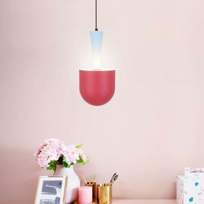 Candellux Visby riippuvalaisin punainen/sininen