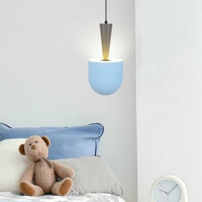 Candellux Visby riippuvalaisin sininen/harmaa