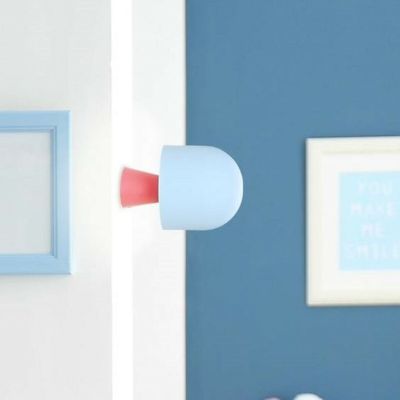 Candellux Visby seinävalaisin sininen/punainen