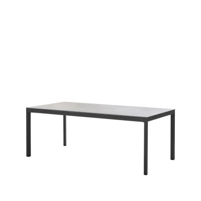 Cane-line Drop ruokapöytä Fossiiliharmaa-lavaharmaa alumiiniteline | Alk. 3 300,09 €