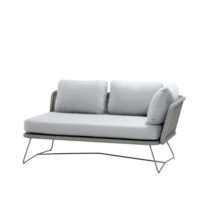 Cane-line Horizon moduulisohva Cane-Line Natté vaaleanharmaa, vasen | Alk. 2 850,00 €