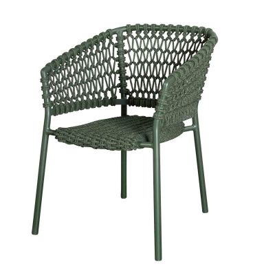 Cane-Line, Ocean käsinojallinen pinottava tuoli Dark Green | Alk. 345,00 €