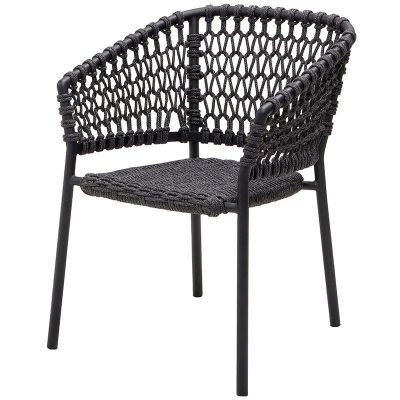 Cane-Line, Ocean käsinojallinen pinottava tuoli Harmaa | Alk. 272,13 €