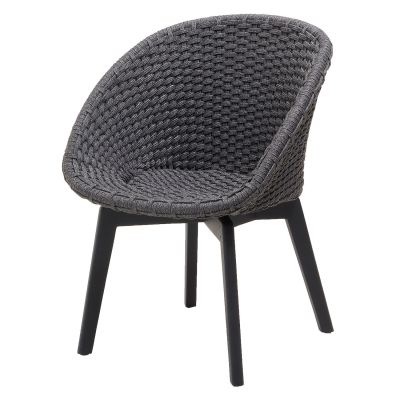 Cane-Line, Peacock Käsinojatuoli Musta Alu | Alk. 657,06 €