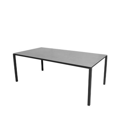 Cane-line Pure ruokapöytä Concrete grey-lava grey 200x100 cm | Alk. 2 667,00 €