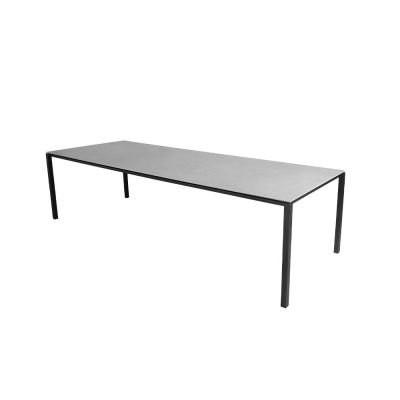 Cane-line Pure ruokapöytä Concrete grey-lava grey 280x100 cm | Alk. 3 519,00 €