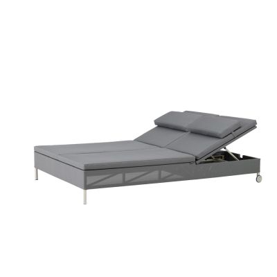 Cane-line Rest aurinkotuoli Cane-Line Natté grey, kaksinkertainen | Alk. 2 329,35 €