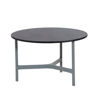 Cane-line Twist sohvapöytä, keskikokoinen Ø70 cm Dark grey-light grey | Alk. 705,00 €