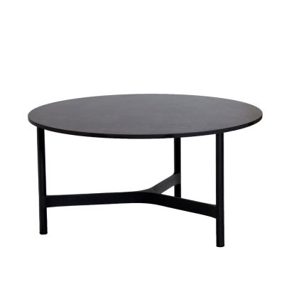 Cane-line Twist sohvapöytä, suuri Ø90 cm Dark grey-lava grey | Alk. 1 005,00 €