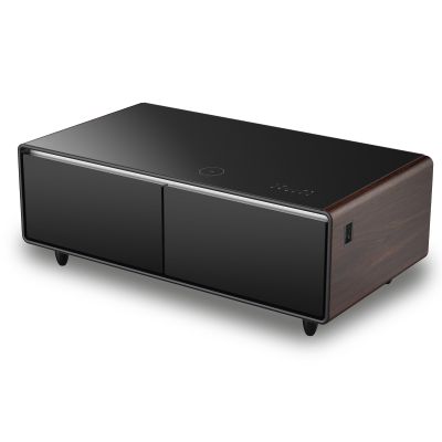 Caso Sound&Cool sohvapöytä kaiuttimella ja jääkaapilla, ruskea | Alk. 1 399,00 €