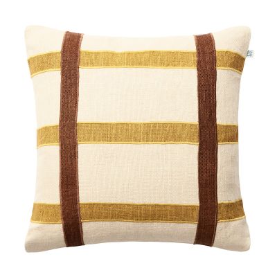 Chhatwal & Jonsson Kiran tyynynpäällinen 50 x 50 cm Spicy Yellow-Taupe | Alk. 85,00 €