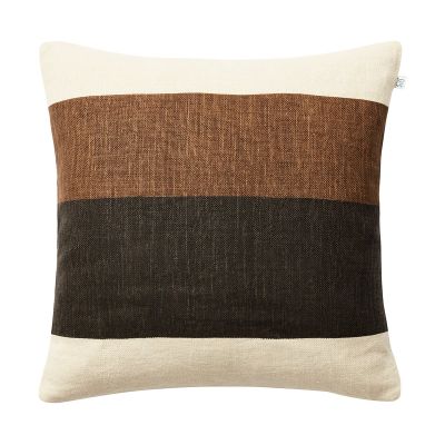 Chhatwal & Jonsson Kumar tyynynpäällinen 50 x 50 cm Taupe-Dark Brown | Alk. 80,00 €