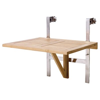Cinas, Balkongbord 51x65 cm Parvekepöytä tiikki | Alk. 389,00 €