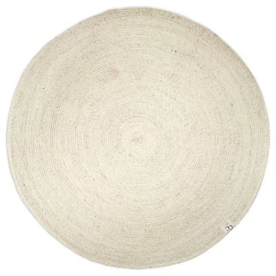 Classic Collection Merino villamatto pyöreä Ø 160 cm Valkoinen | Alk. 183,90 €