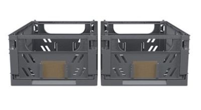 Day pinottava kori 17x12,5x7 cm grafiitti 2 kpl setti