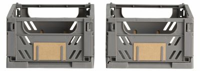 Day pinottava kori 25x16,5x10 cm tummanharmaa 2 kpl setti | Alk. 7,90 €
