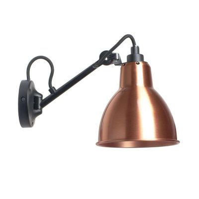 DCW - 104 Seinävalaisin Musta/Kupari Lampe Gras