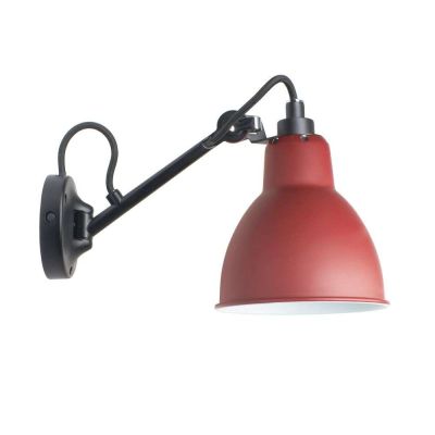 DCW - 104 Seinävalaisin Musta/Punainen Lampe Gras