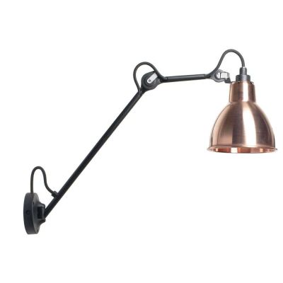 DCW - 122 Seinävalaisin Musta/Raaka Kupari Lampe Gras | Alk. 370,00 €