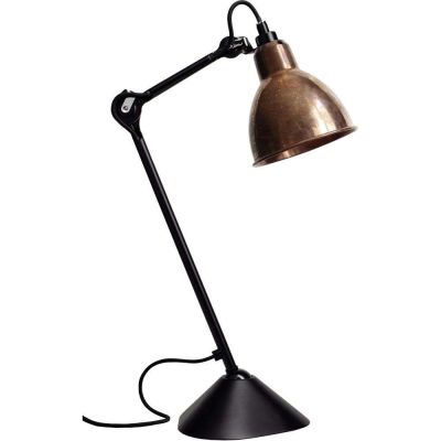 DCW - 205 Pöytävalaisin Musta/Raaka Kupari/Valkoinen Lampe Gras | Alk. 535,00 €