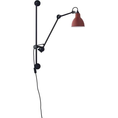DCW - 210 Seinävalaisin Musta/Punainen Lampe Gras