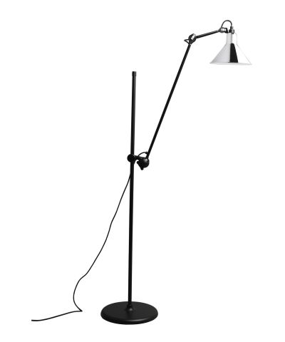 DCW - 215 Lattiavalaisin Musta/Kromi Lampe Gras | Alk. 880,00 €