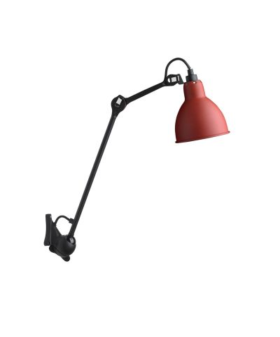 DCW - 222 Seinävalaisin Punainen/Musta Lampe Gras