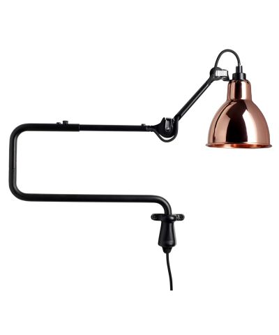 DCW - 303 Seinävalaisin Musta/Kupari Lampe Gras