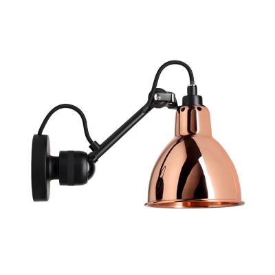 DCW - 304 Seinävalaisin Musta/Kupari Lampe Gras